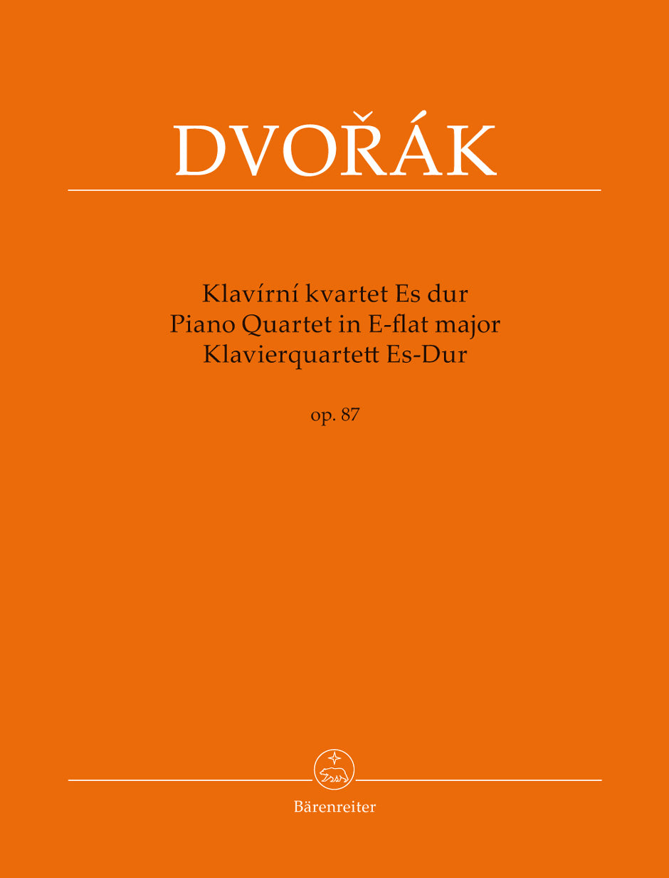 Dvořák: Piano Quartet in E-flat Major, Op. 87
