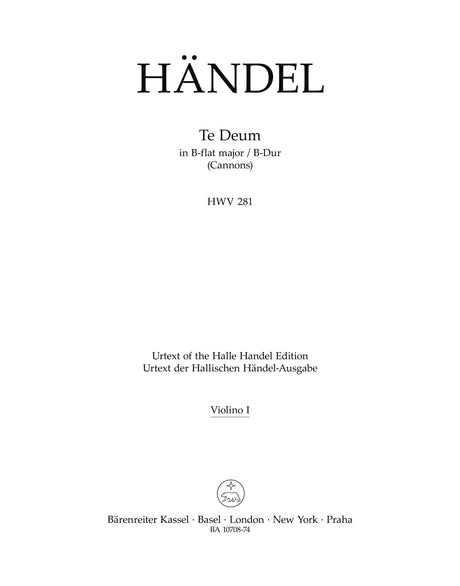 Handel: Te Deum in B-flat Major, HWV 281