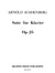 Schoenberg: Suite for Piano, Op. 25