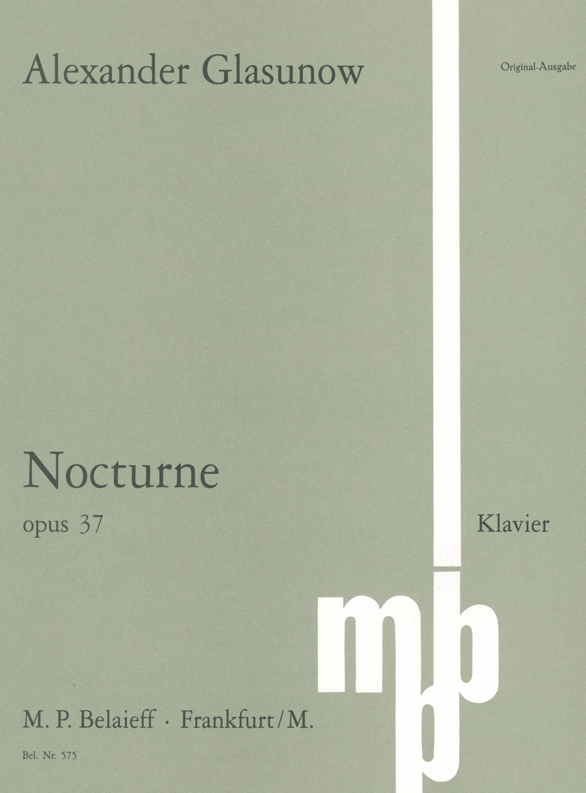 Glazunov: Nocturne in D-flat Major, Op. 37