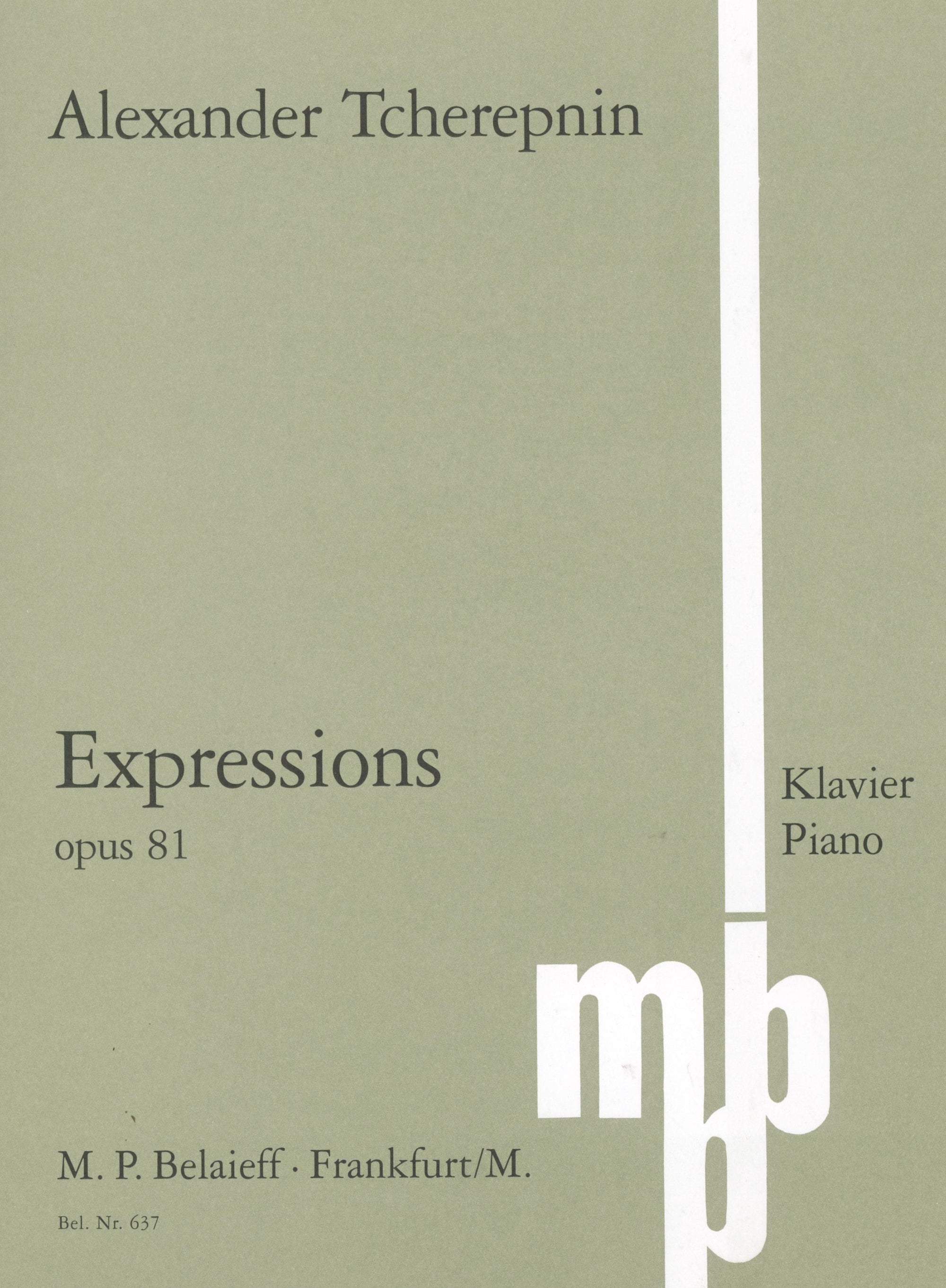 Tcherepnin: Expressions, Op. 81