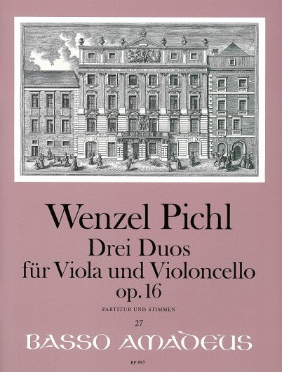 Pichl: 3 Duos, Op. 16