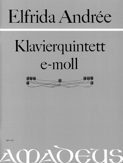 Andrée: Piano Quintet in E Minor
