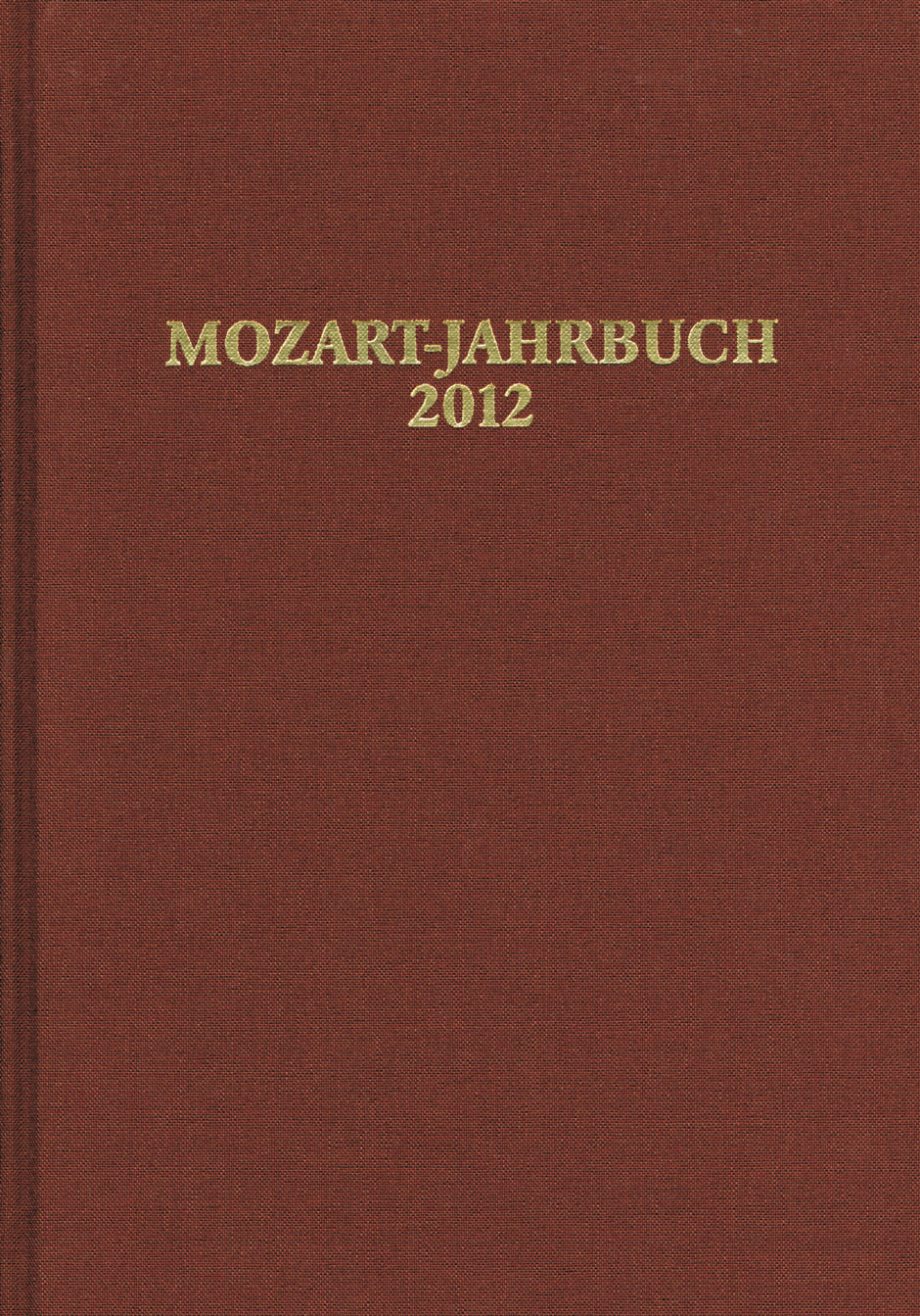 Mozart-Jahrbuch 2012
