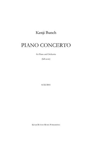 Bunch: Piano Concerto