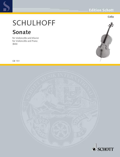 Schulhoff: Cello Sonata, WV 35