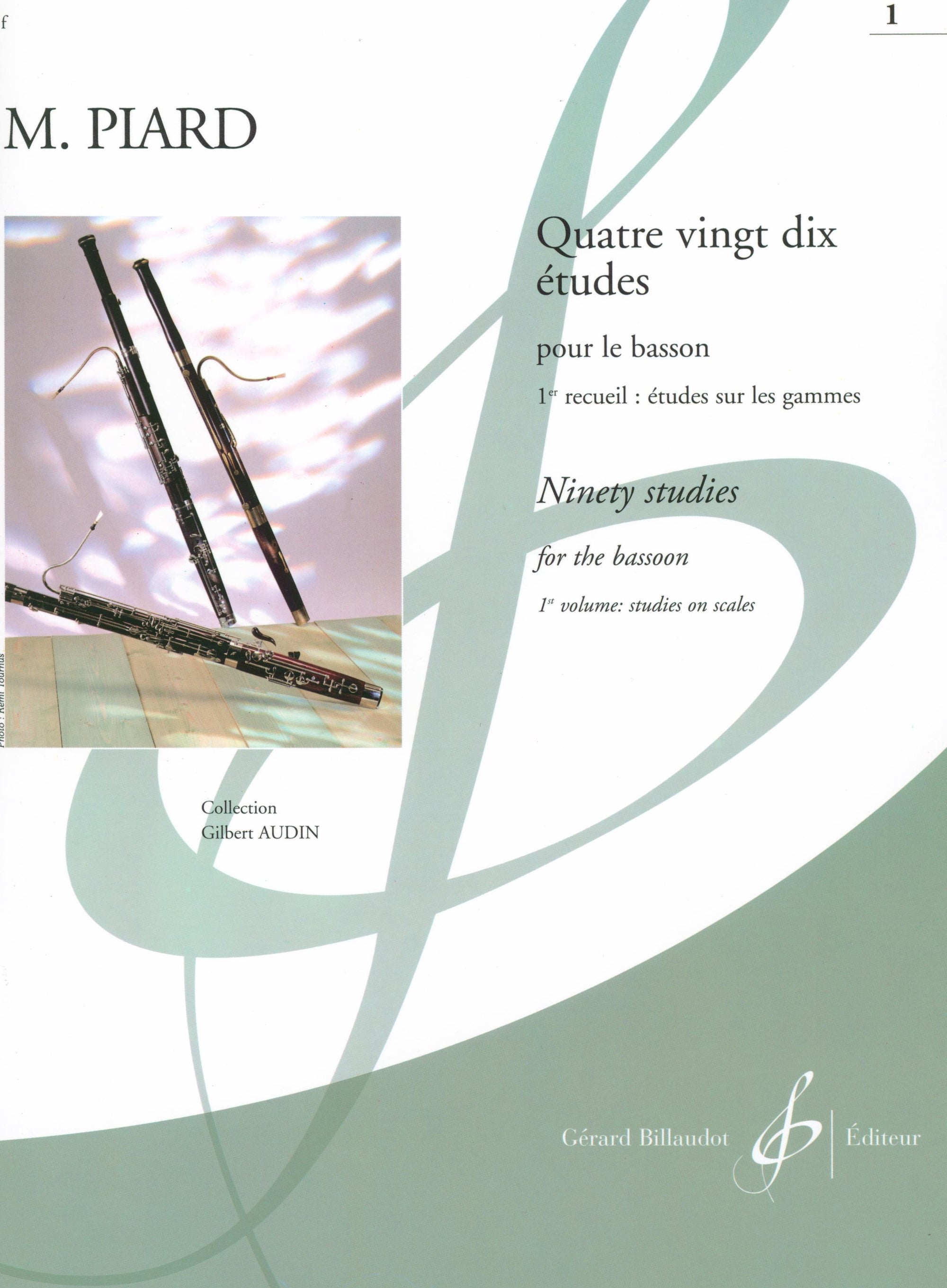 Piard: 90 Studies for the Basson - Volume 1 (Nos. 1-30)