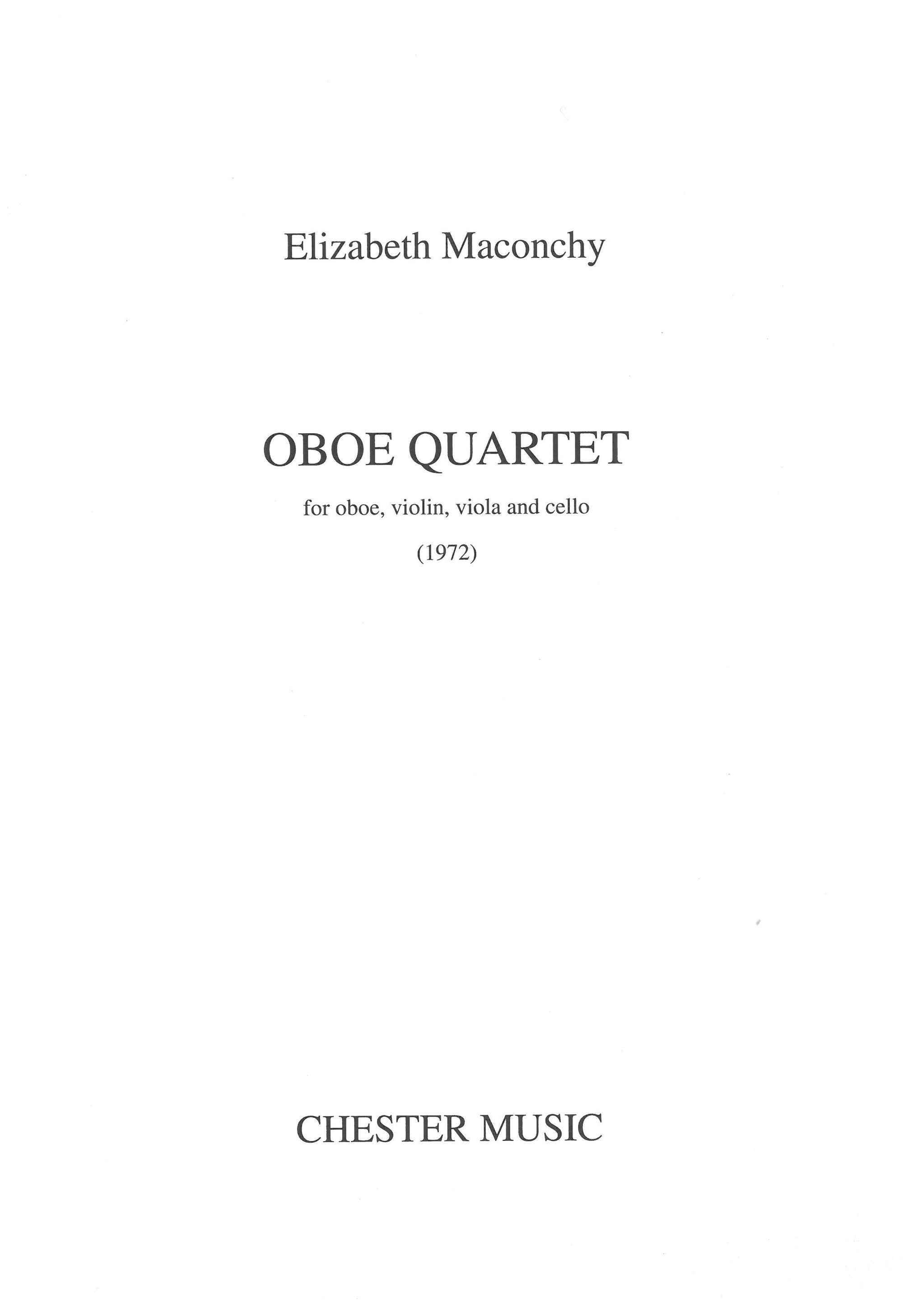 Maconchy: Oboe Quartet