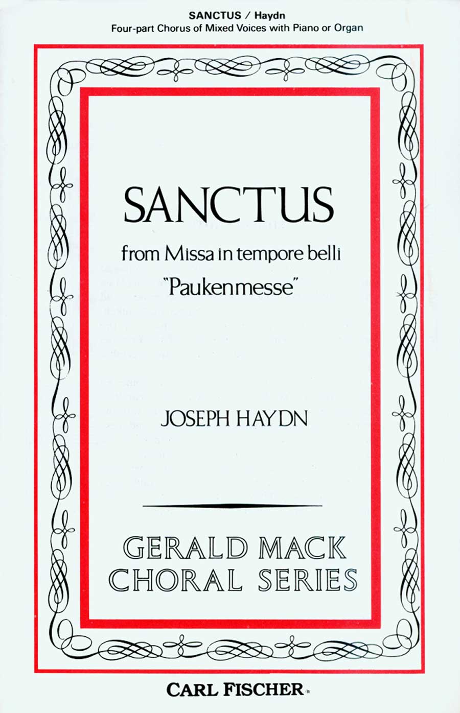Haydn: Sanctus from Missa in Tempore Belli, Hob. XXII:9