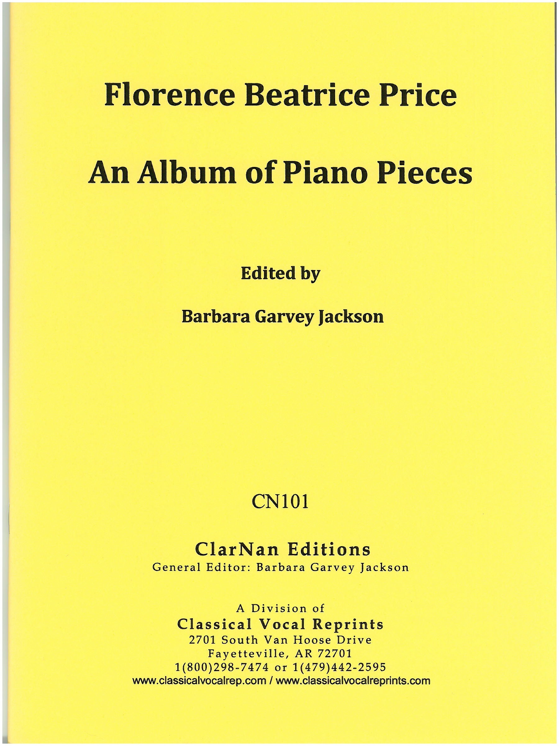 Price: An Album of Piano Pieces