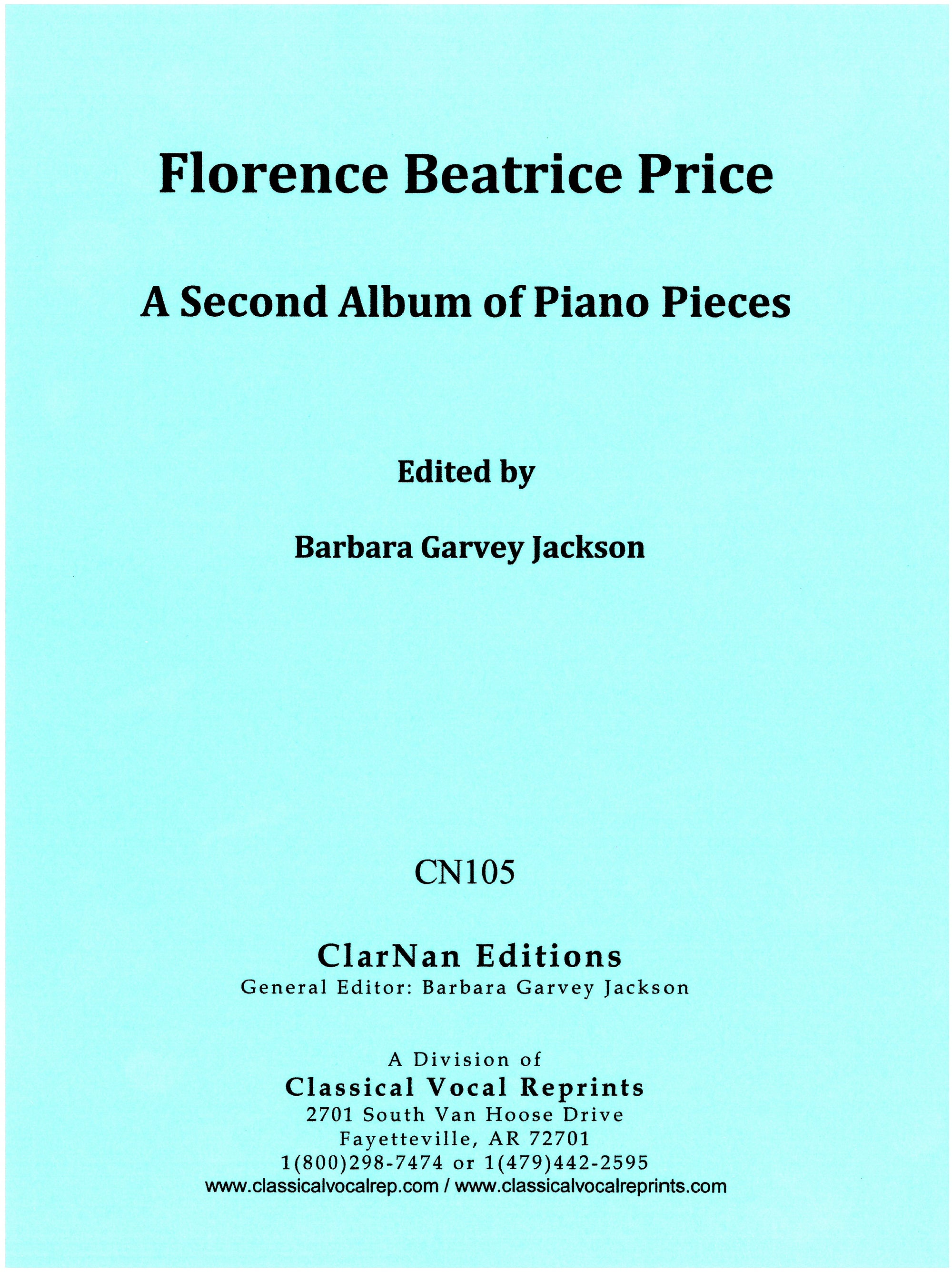Price: A Second Album of Piano Pieces