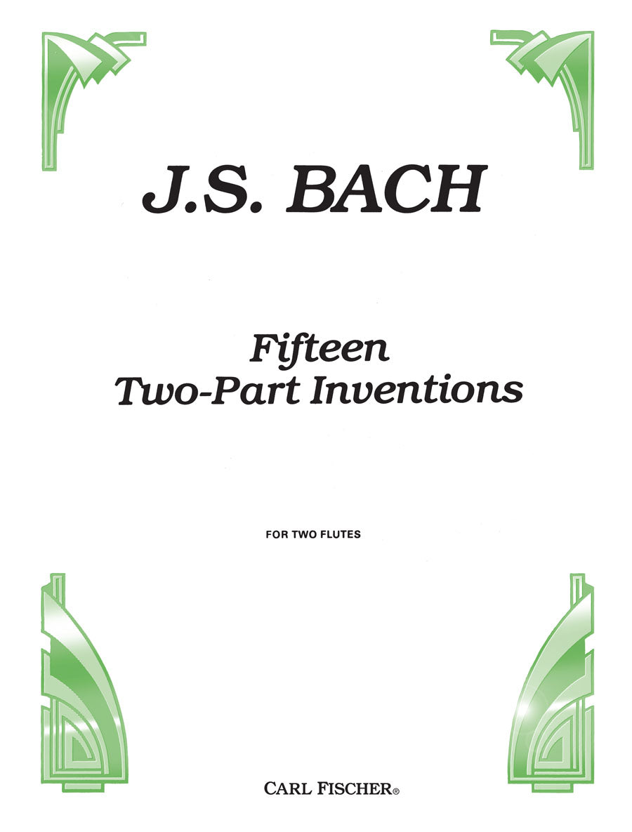Bach: 15 Two-Part Inventions (arr. for 2 flutes)