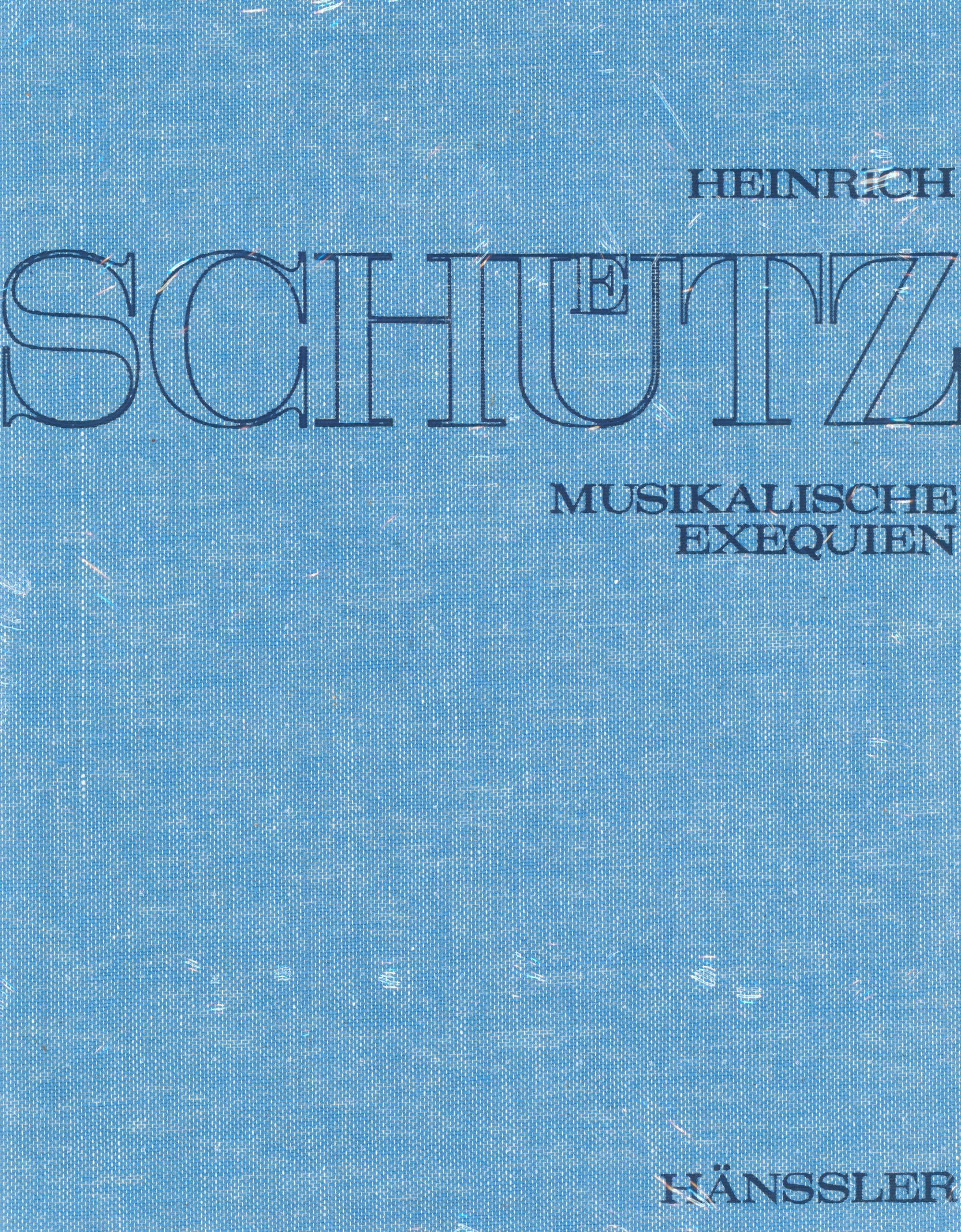 Schütz: Musikalische Exequien, SWV 279–281, Op. 7