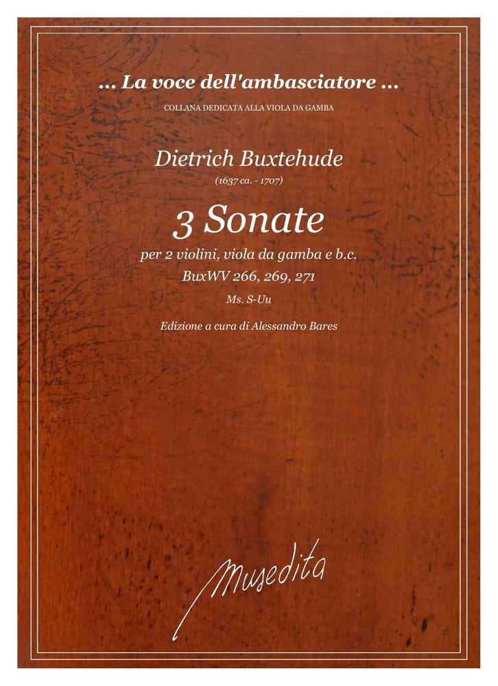 Buxtehude: 3 Sonatas, BuxWV 266, 269 & 271