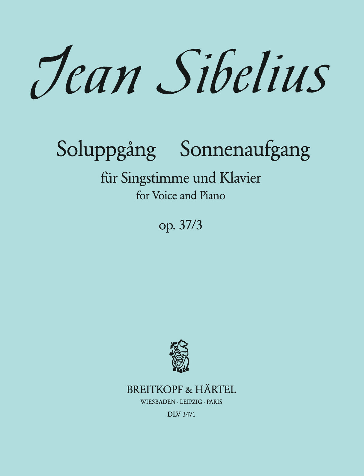 Sibelius: Soluppgång, Op. 37, No. 3