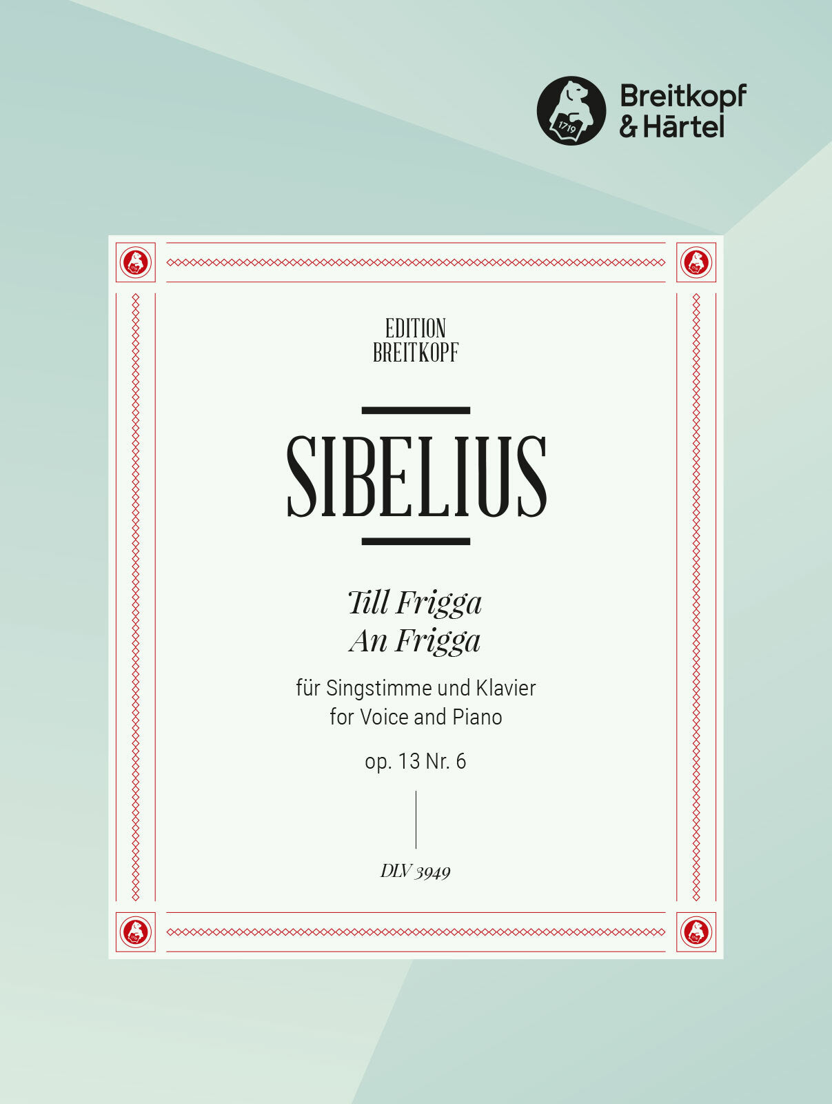 Sibelius: Till Frigga, Op. 13, No. 6