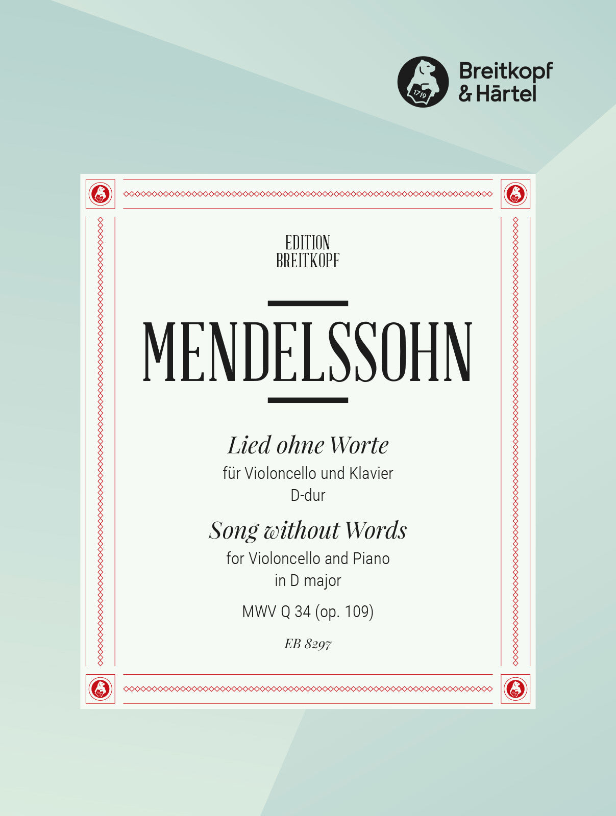 Mendelssohn: Song without Words, MWV Q 34, Op. 109
