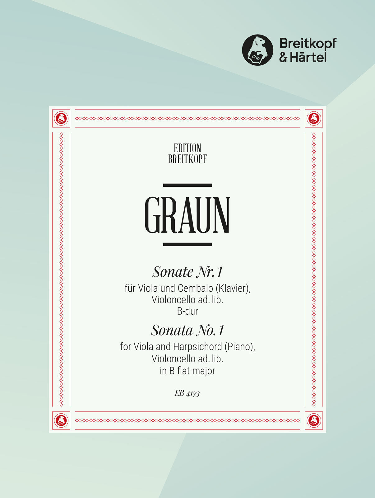 Graun: Viola Sonata No. 1 in B-flat Major