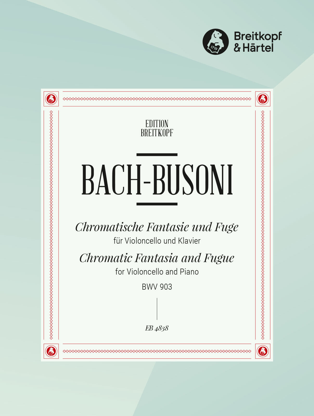 Bach: Chromatic Fantasy and Fugue in D Minor, BWV 903 (arr. for cello & piano)