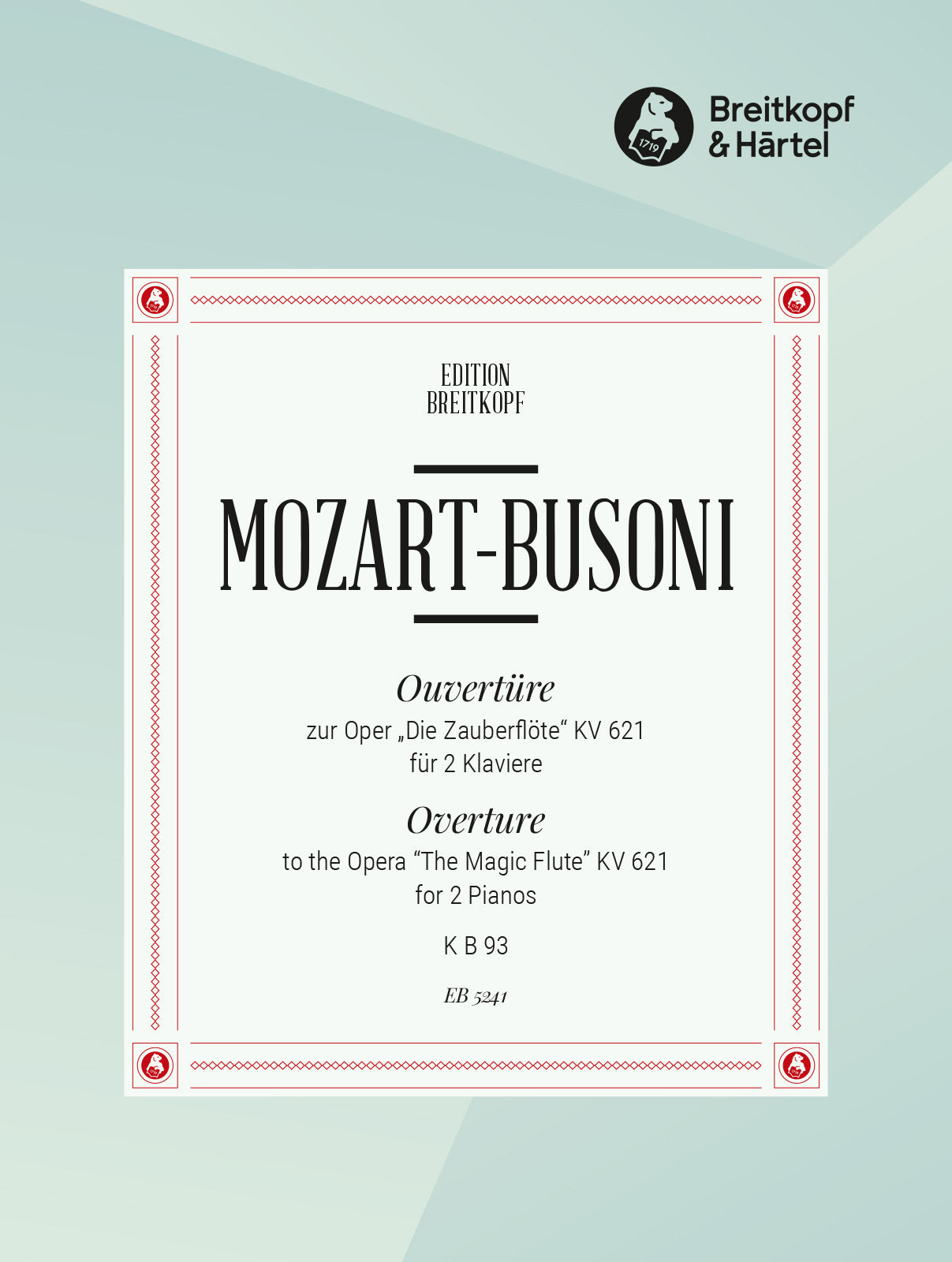 Mozart: Overture to The Magic Flute (arr. for 2 pianos)