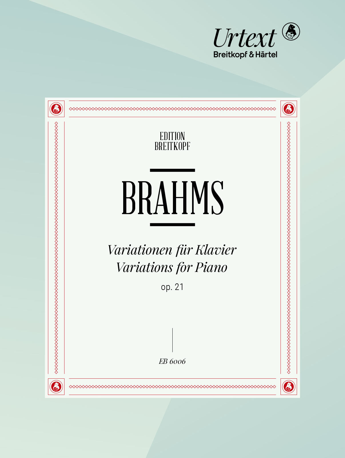 Brahms: Variations for Piano, Op. 21
