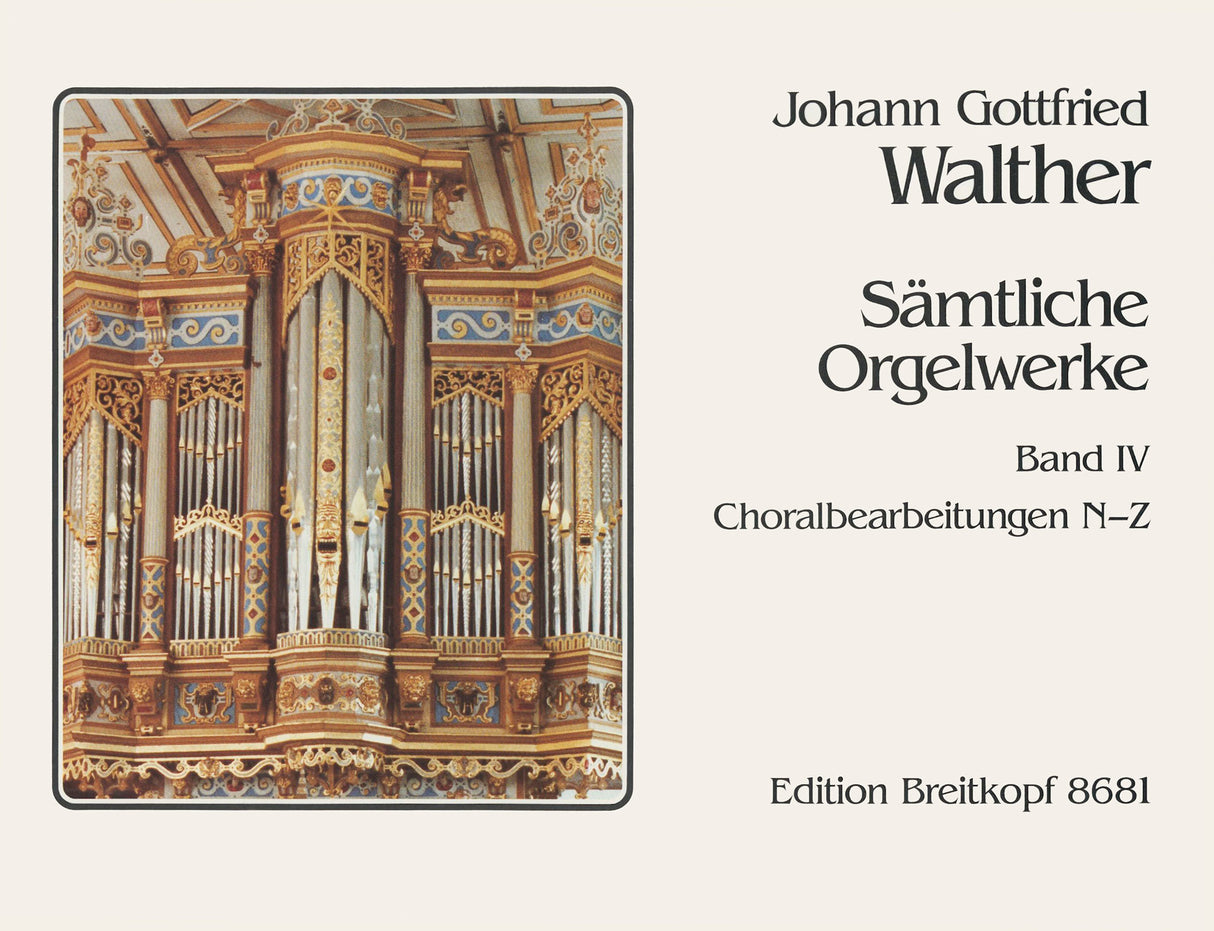 Walther: Chorale Settings N-Z
