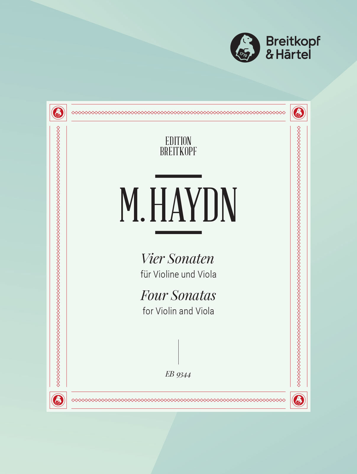 M. Haydn: 4 Sonatas for Violin and Viola