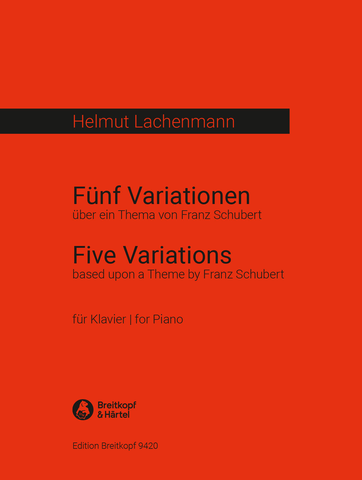 Lachenmann: 5 Variations on a Theme by Schubert