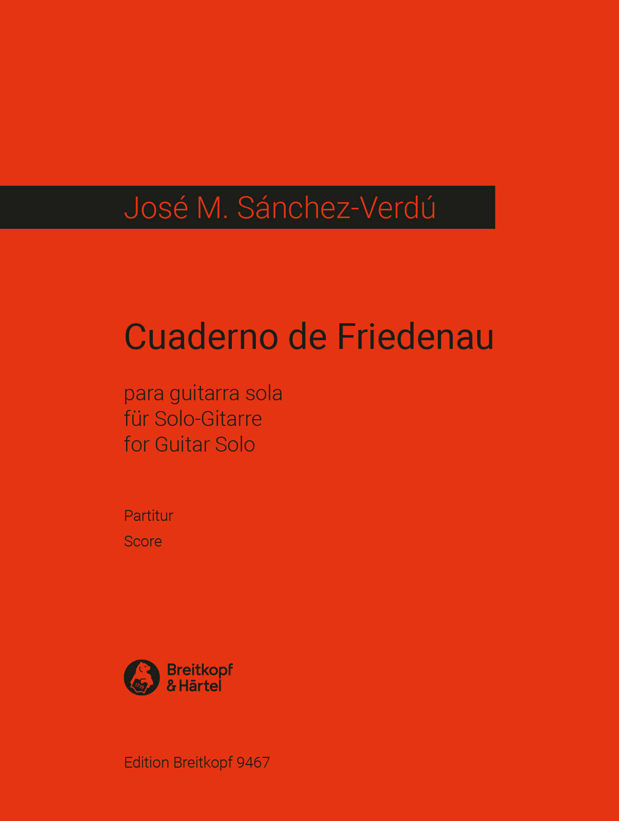 Sánchez-Verdú: Cuaderno de Friedenau