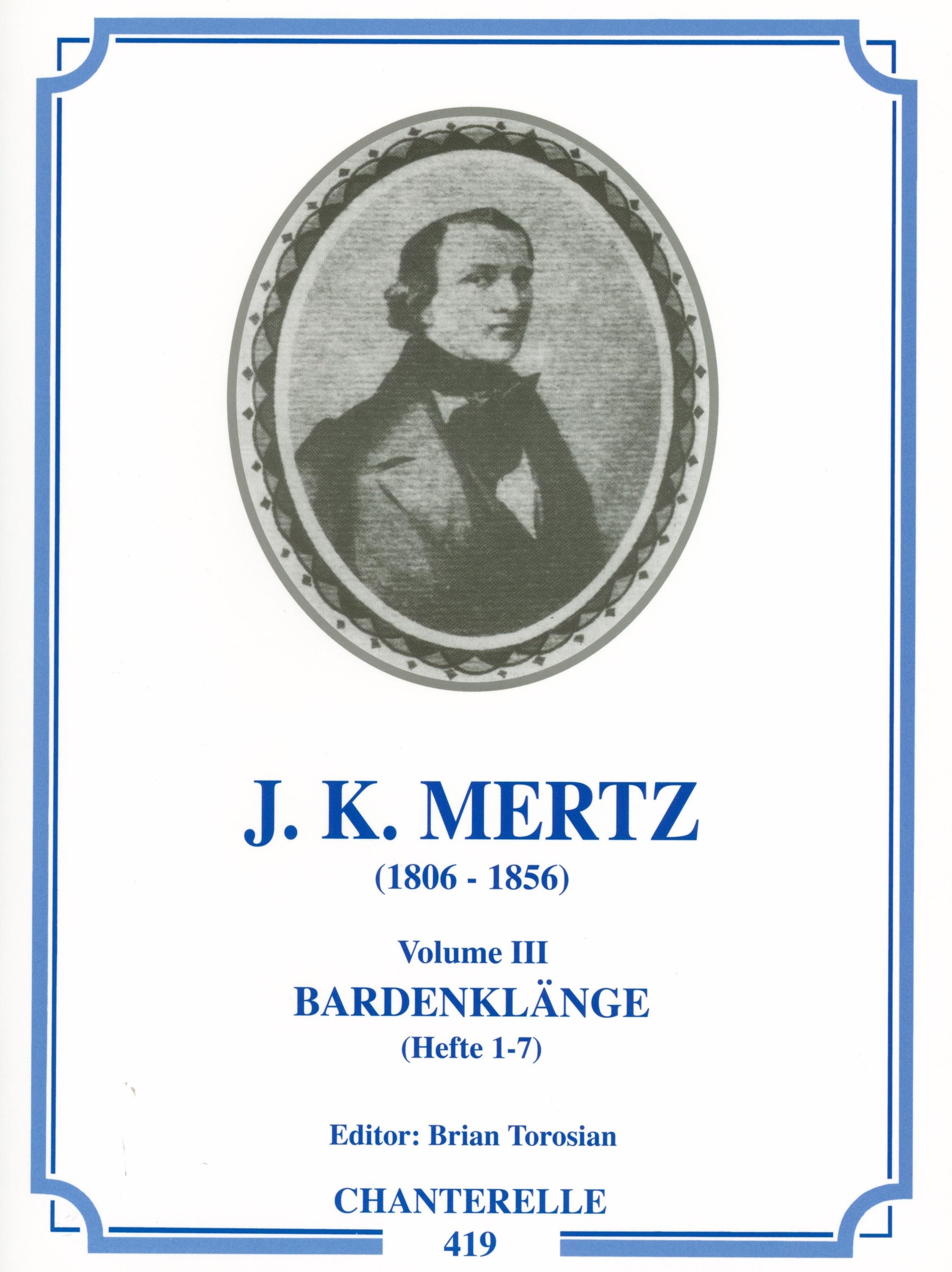 Mertz: Bardenklänge, Op. 13, Nos. 1-7