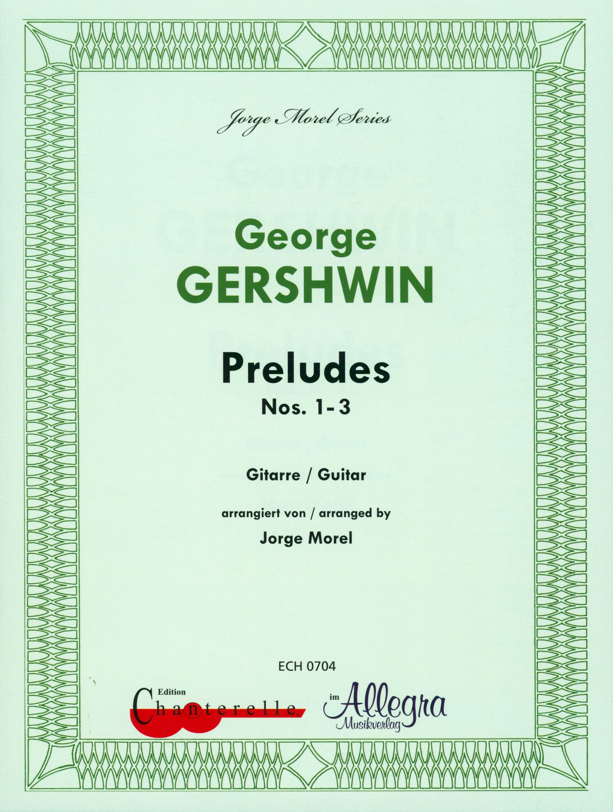 Gershwin: 3 Preludes (arr. for guitar)
