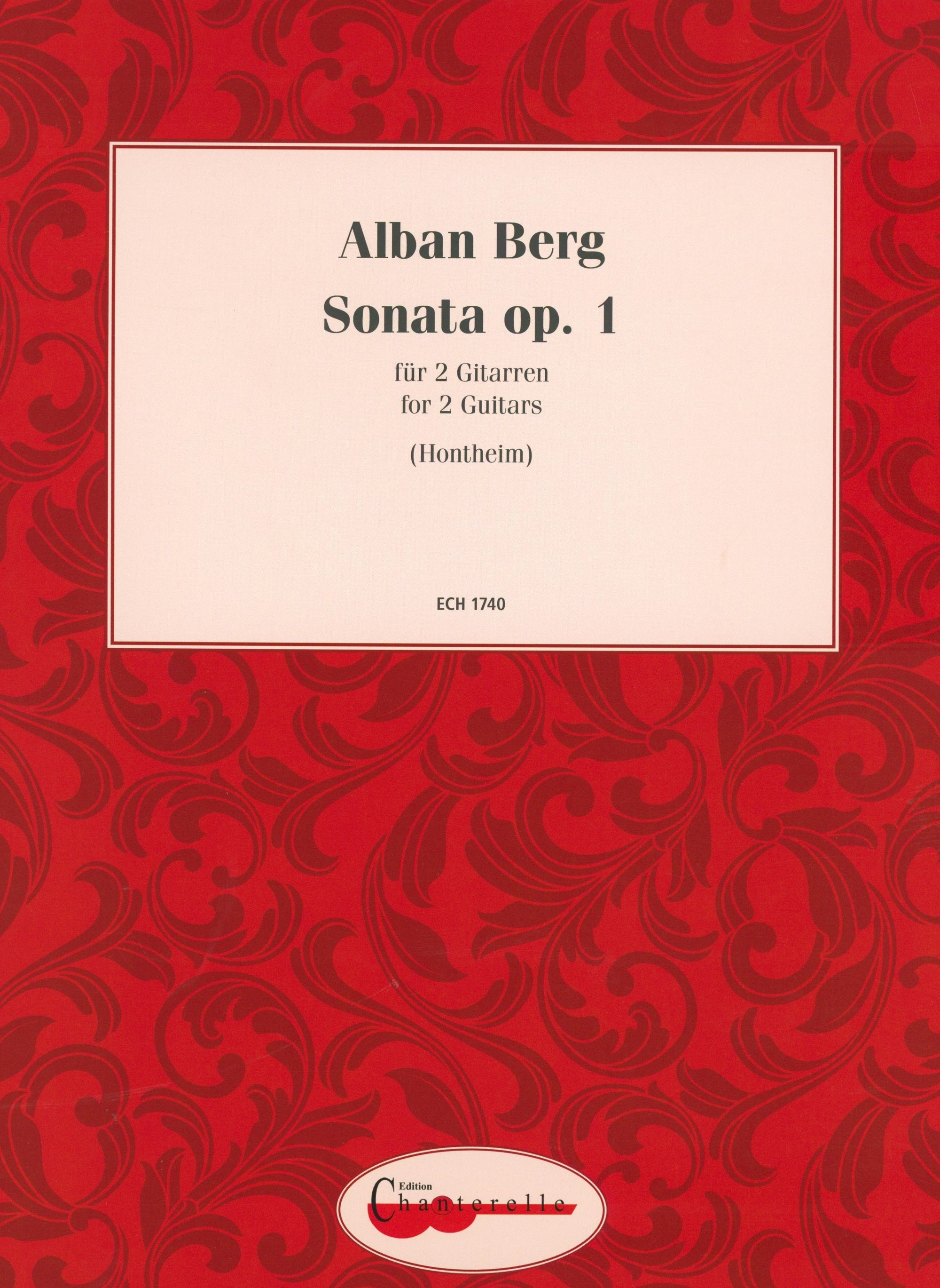 Berg: Sonata, Op. 1 (arr. for 2 guitars)