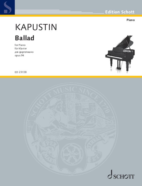 Kapustin: Ballad, Op. 94