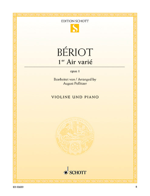 Bériot: Air varié in D Minor, Op. 1