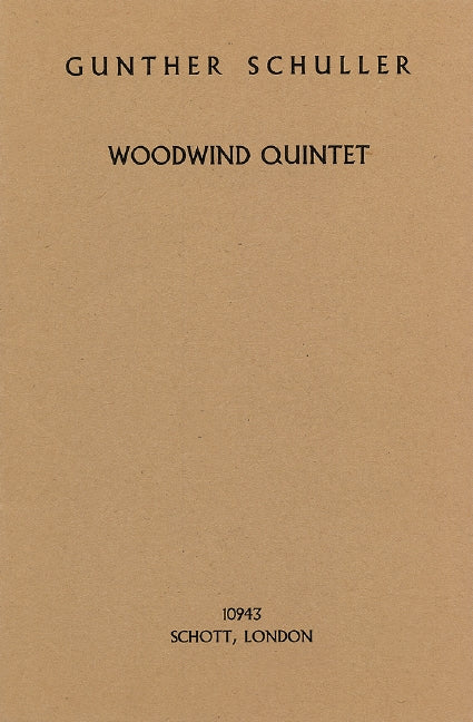 Schuller: Woodwind Quintet
