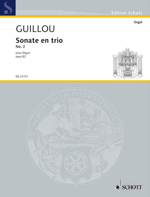 Guillou: Sonata en trio No. 2, Op. 82