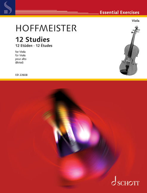 F.A. Hoffmeister: 12 Studies for Viola