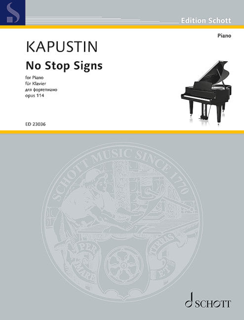 Kapustin: No Stop Signs, Op. 114