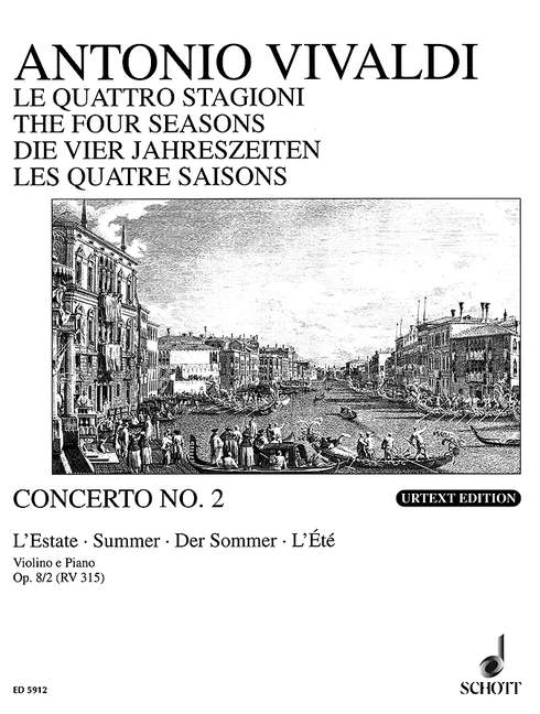 Vivaldi: Violin Concerto in G Minor, RV 315, Op. 8, No. 2