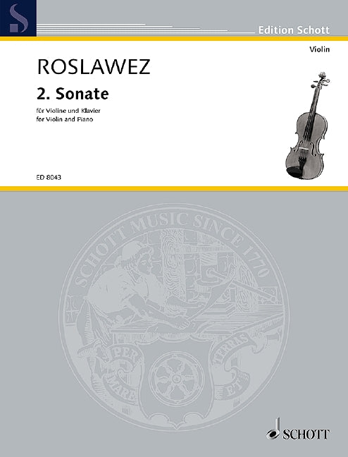 Roslavets: Violin Sonata No. 2