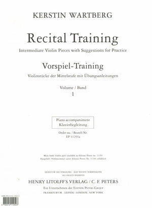 Recital Training - Volume 1