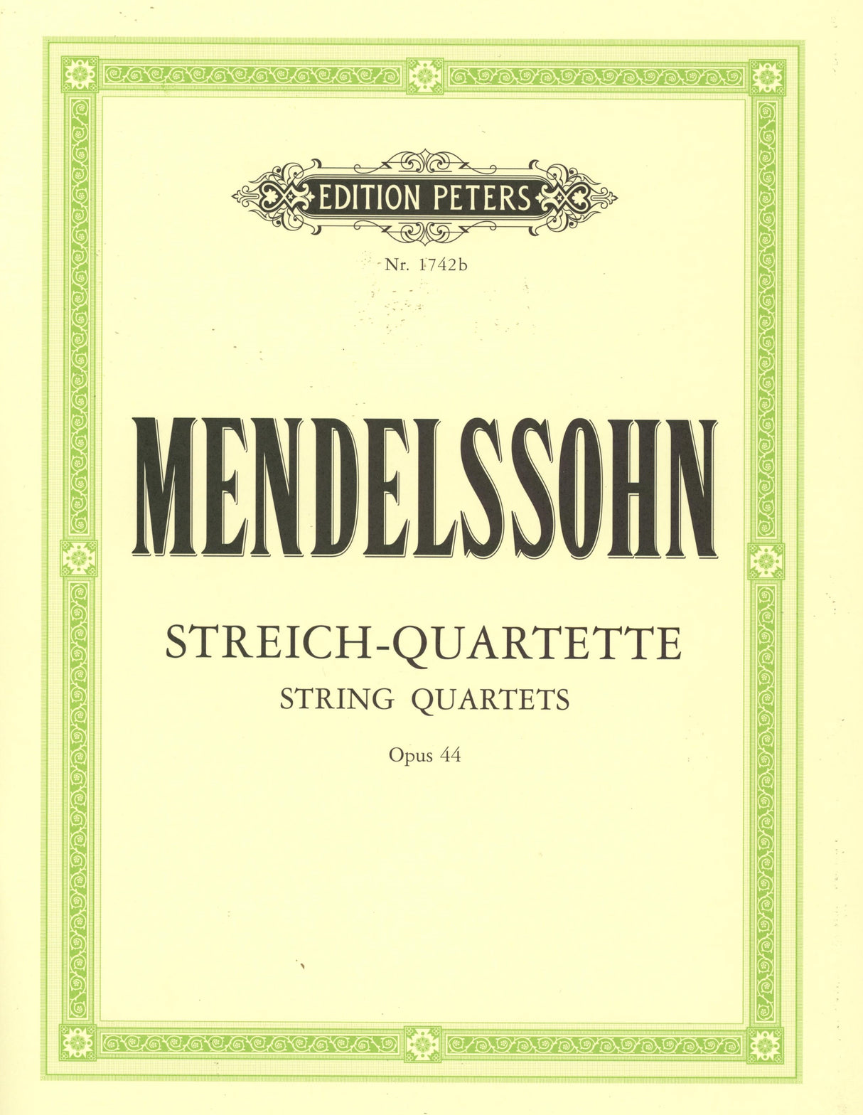 Mendelssohn: String Quartets Nos. 3–5