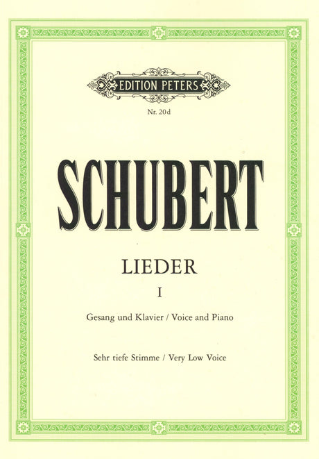 Schubert: Lieder - Volume 1