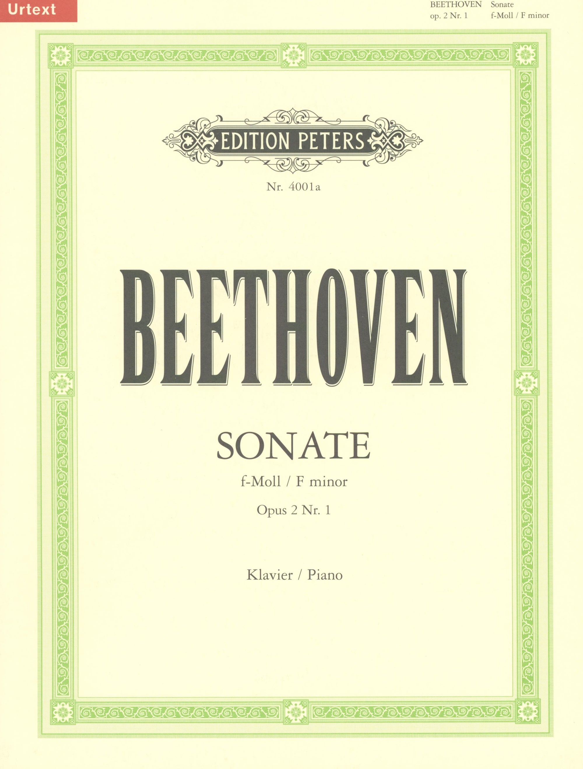 Beethoven: Piano Sonata No. 1 in F Minor, Op. 2, No. 1