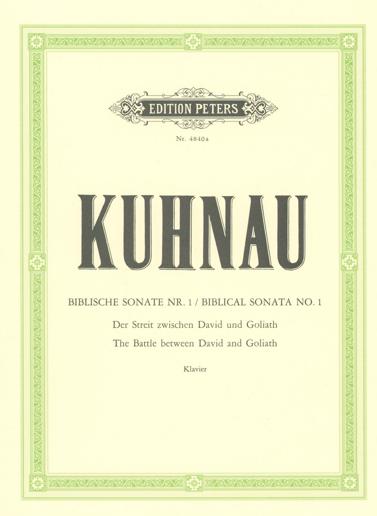 Kuhnau: The Battle Between David & Goliath
