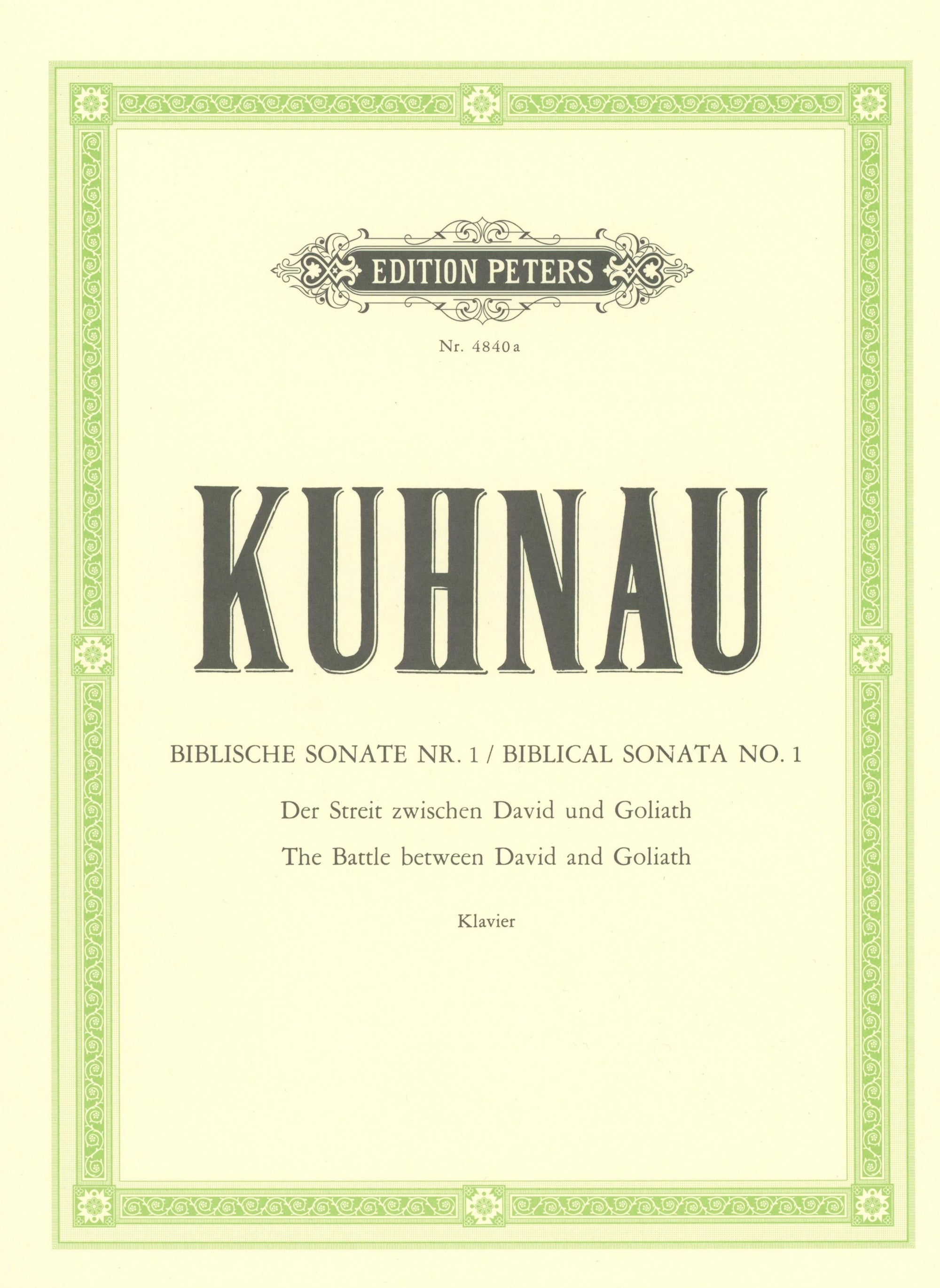 Kuhnau: The Battle Between David & Goliath