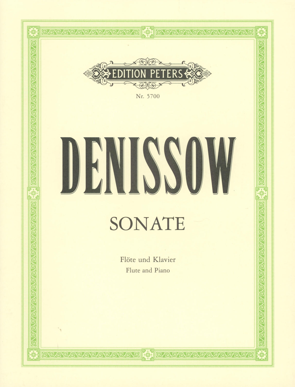 Denisov: Flute Sonata
