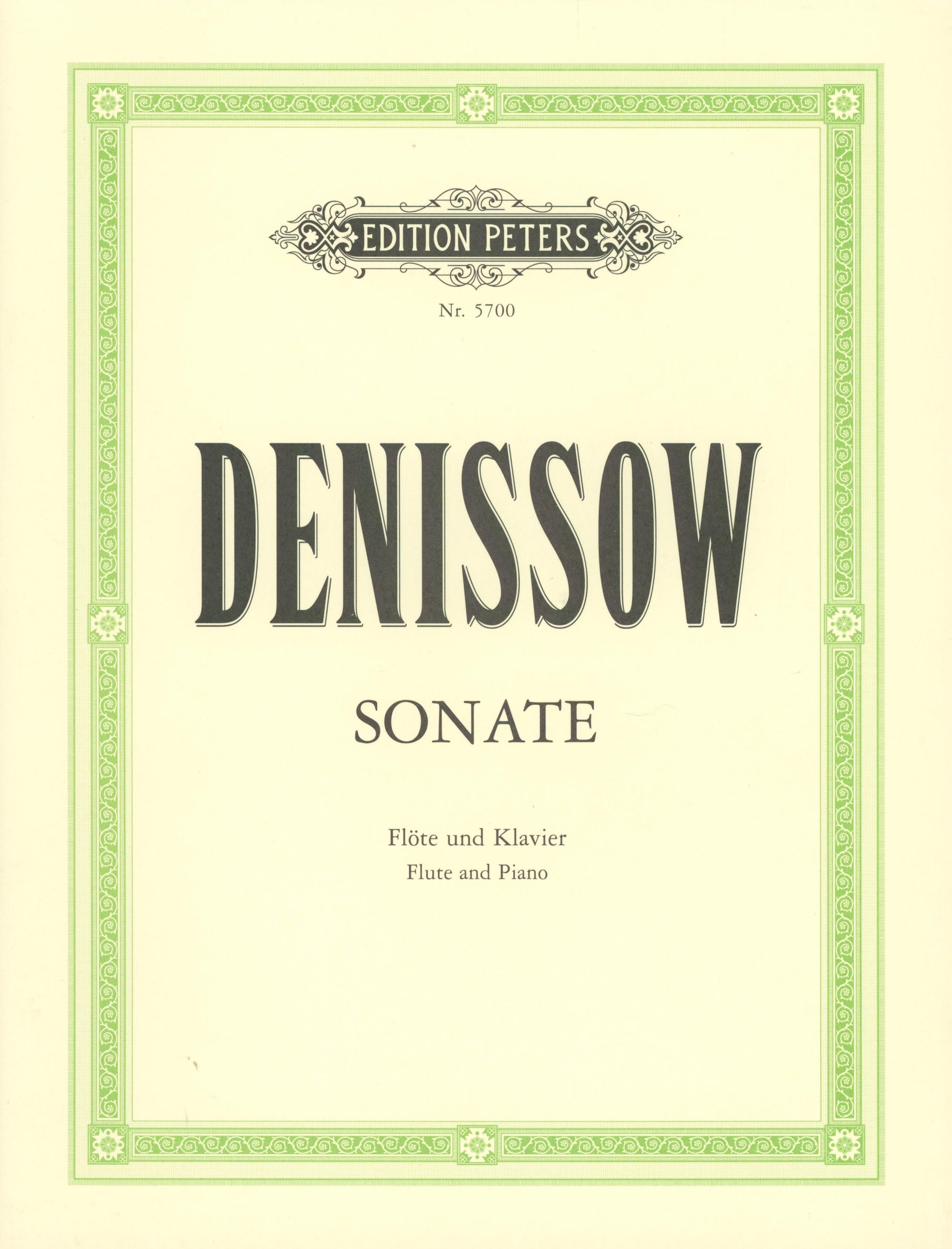 Denisov: Flute Sonata