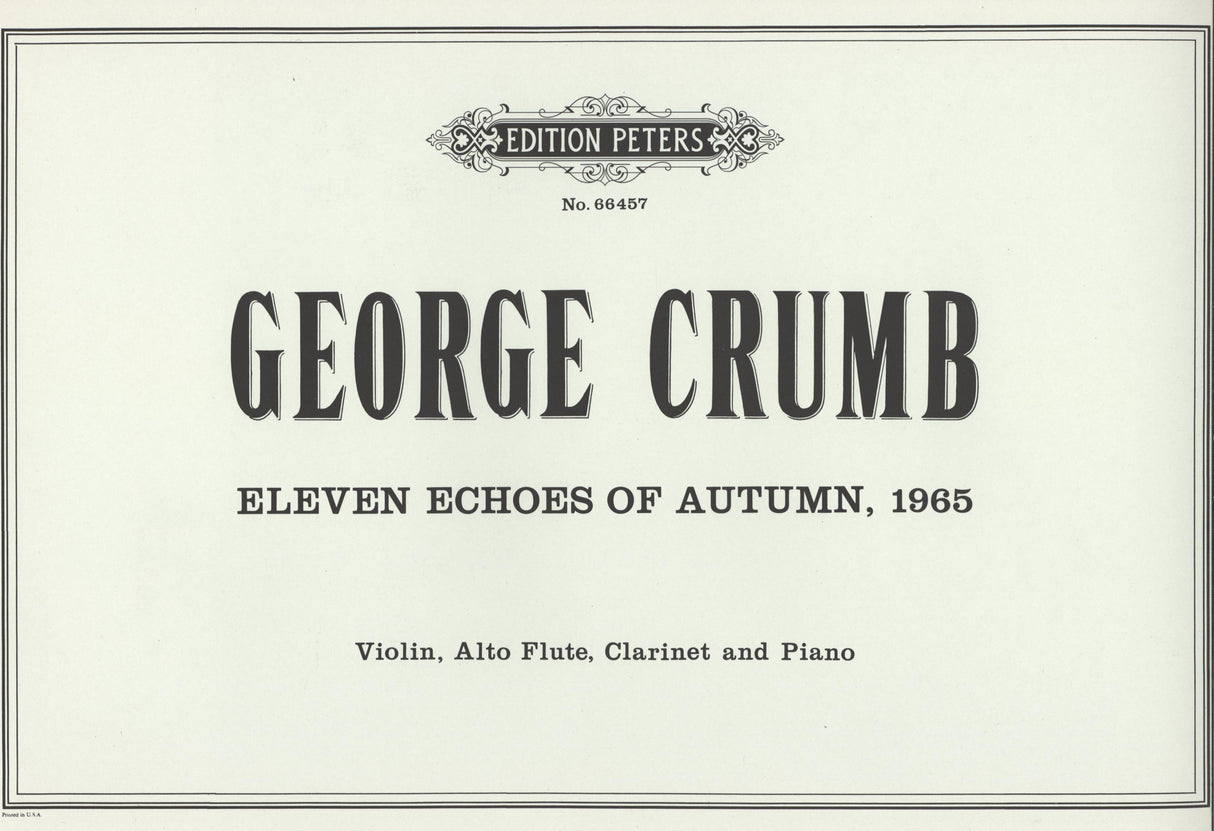 Crumb: Eleven Echoes of Autumn, 1965