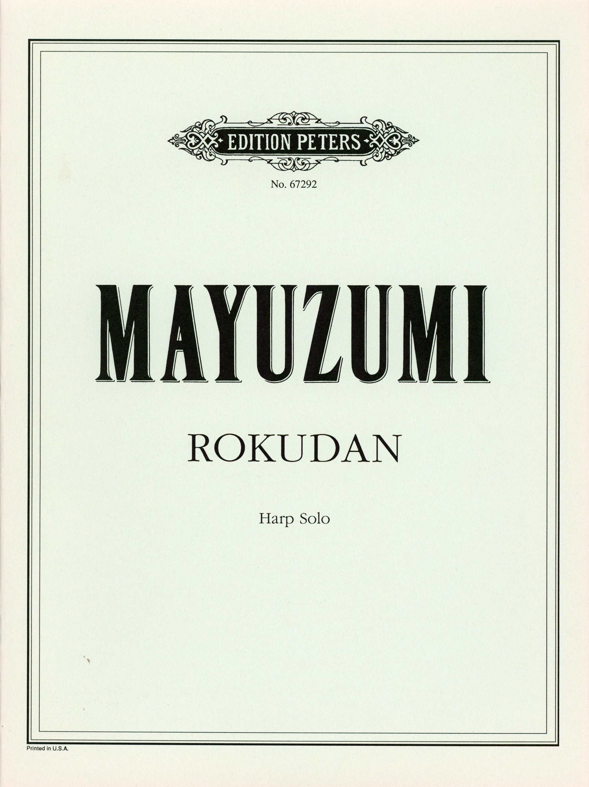 Mayuzumi: Rokudan